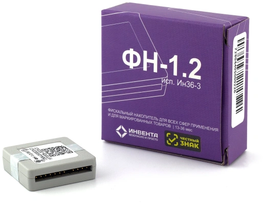 Фискальный накопитель для онлайн-кассы ФН-1.2М 36 месяцев